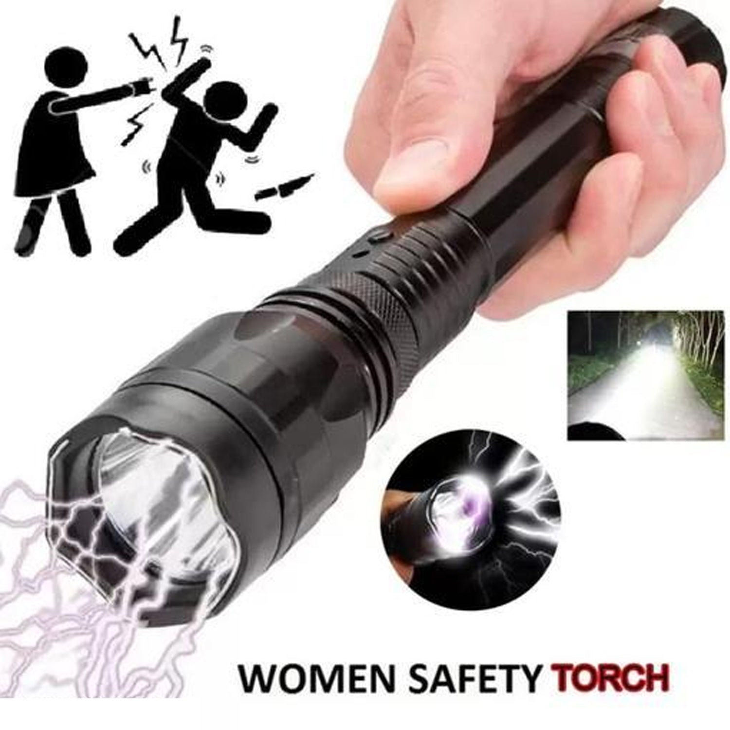 Safety Stun Gun for Women | Super Voltage Self-Defense Light