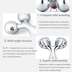 "V-shape face lifting roller beauty tool for home use