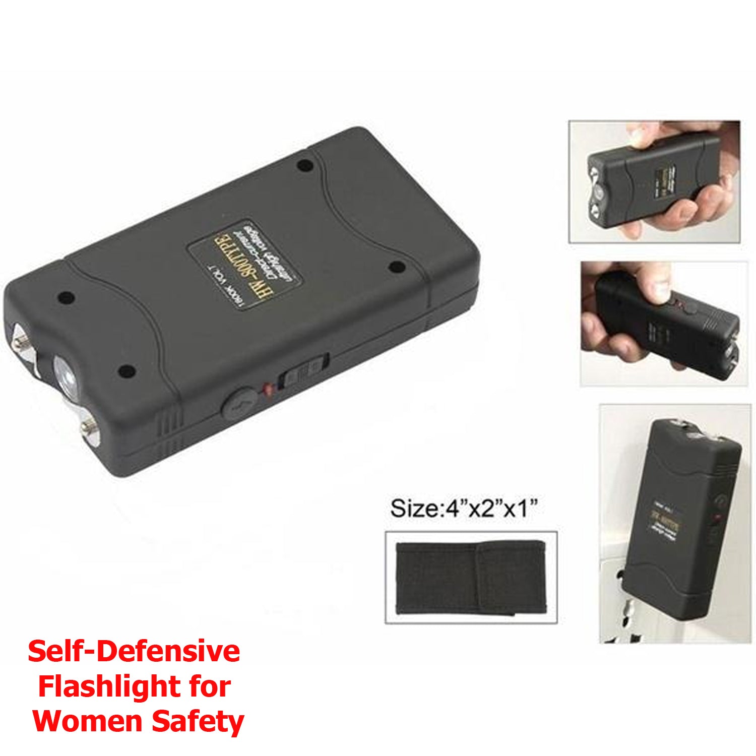 Safety Stun Gun for Women | Super Voltage Self-Defense Light