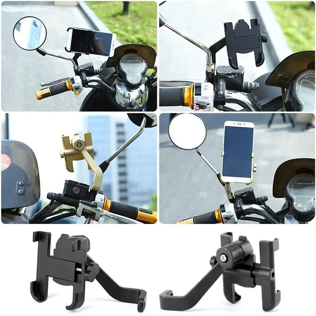 Aluminum Alloy 360° Rotation Motorcycle Phone Holder