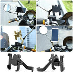 Aluminum Alloy 360° Rotation Motorcycle Phone Holder