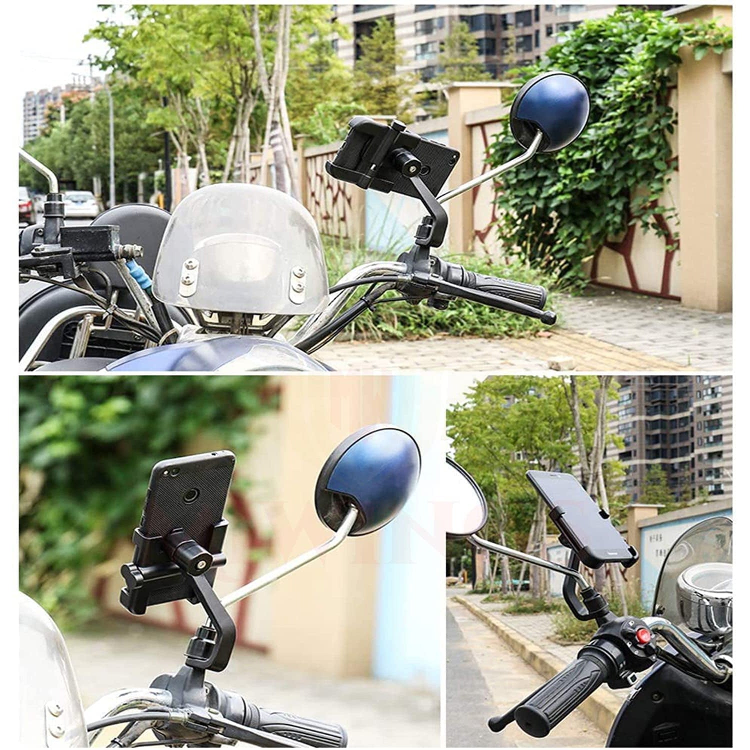 Aluminum Alloy 360° Rotation Motorcycle Phone Holder