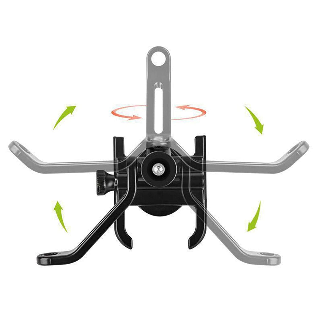 Aluminum Alloy 360° Rotation Motorcycle Phone Holder