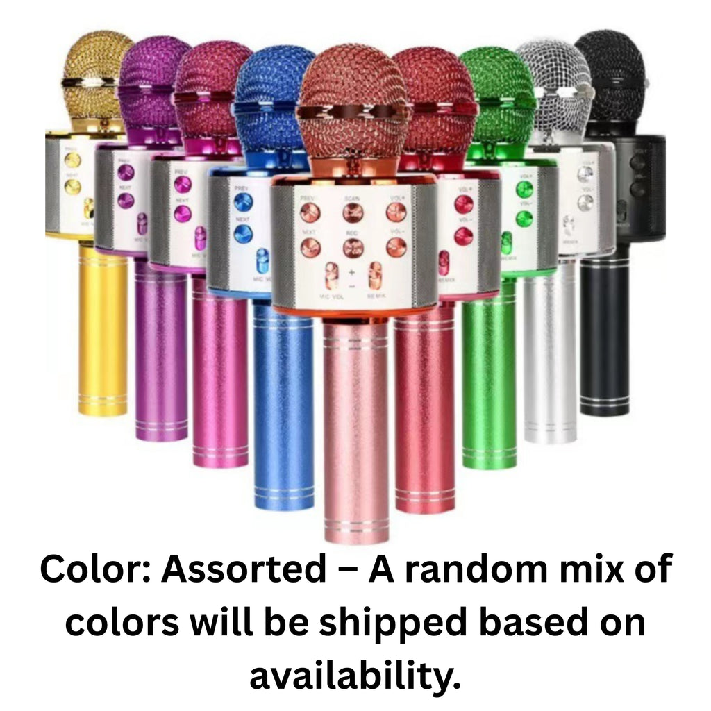 Bluetooth Wireless Karaoke Microphone | Portable Mic Speaker