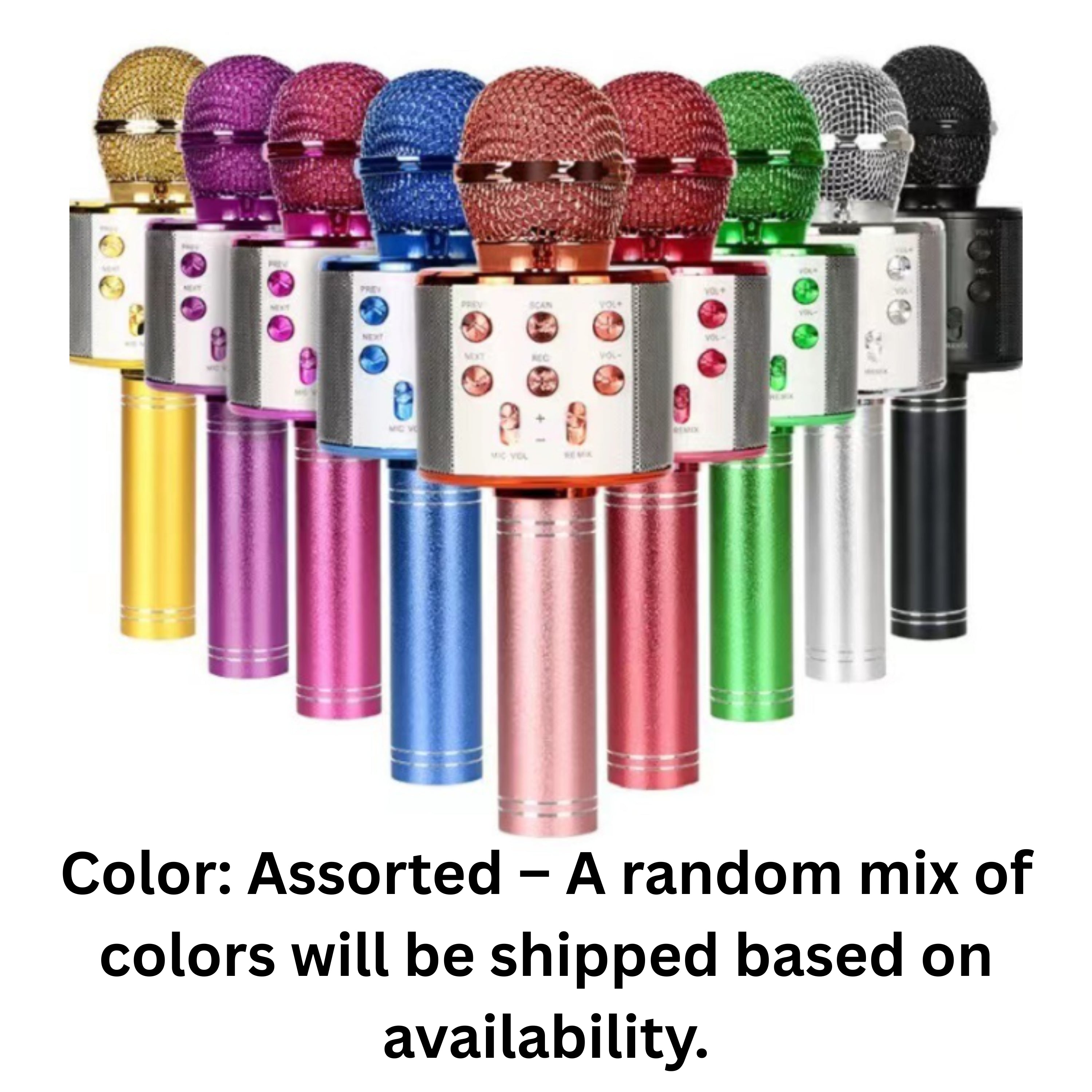 Bluetooth Wireless Karaoke Microphone | Portable Mic Speaker
