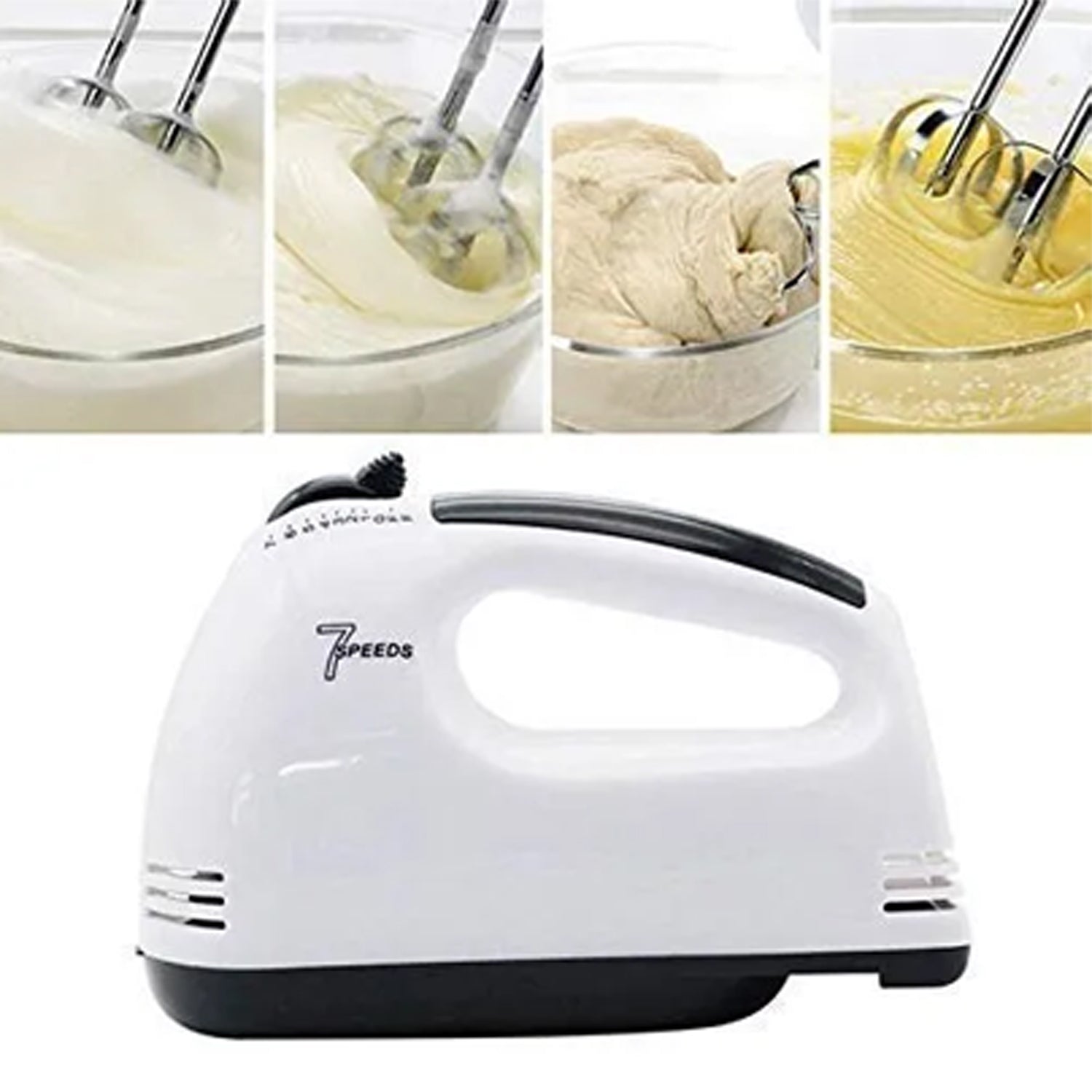 Electric Hand Mixer | Egg Beater, Cream & Dough Blender for Kitchen