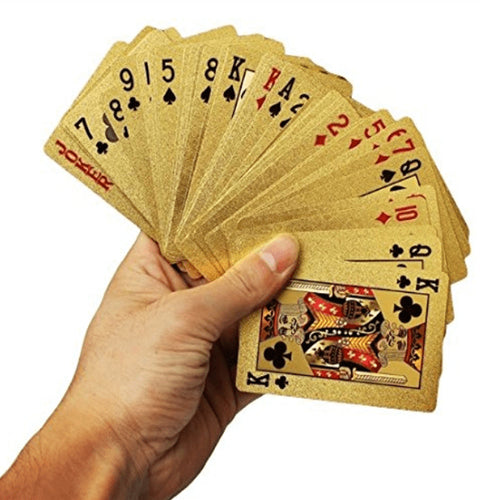 24K Gold Poker Deck Playing Cards | Premium Poker Deck for Parties