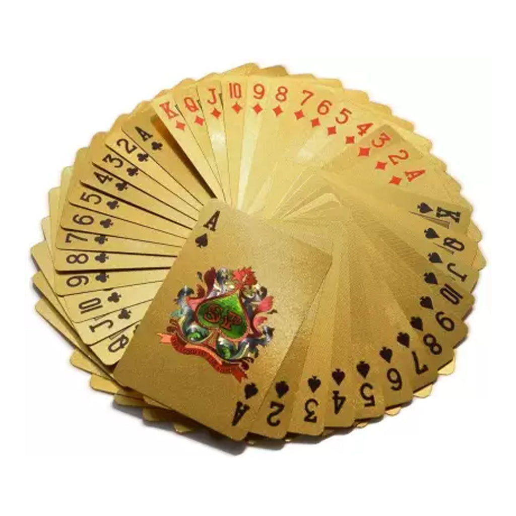24K Gold Poker Deck Playing Cards | Premium Poker Deck for Parties