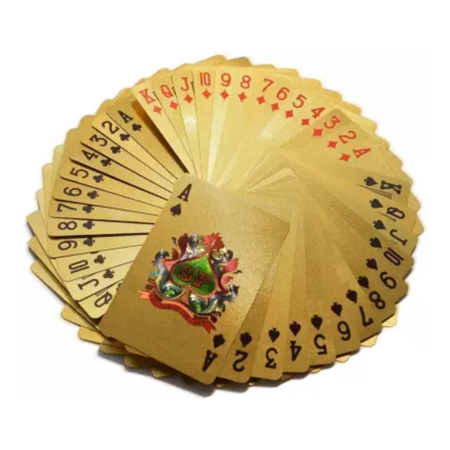 24K Gold Poker Deck Playing Cards | Premium Poker Deck for Parties