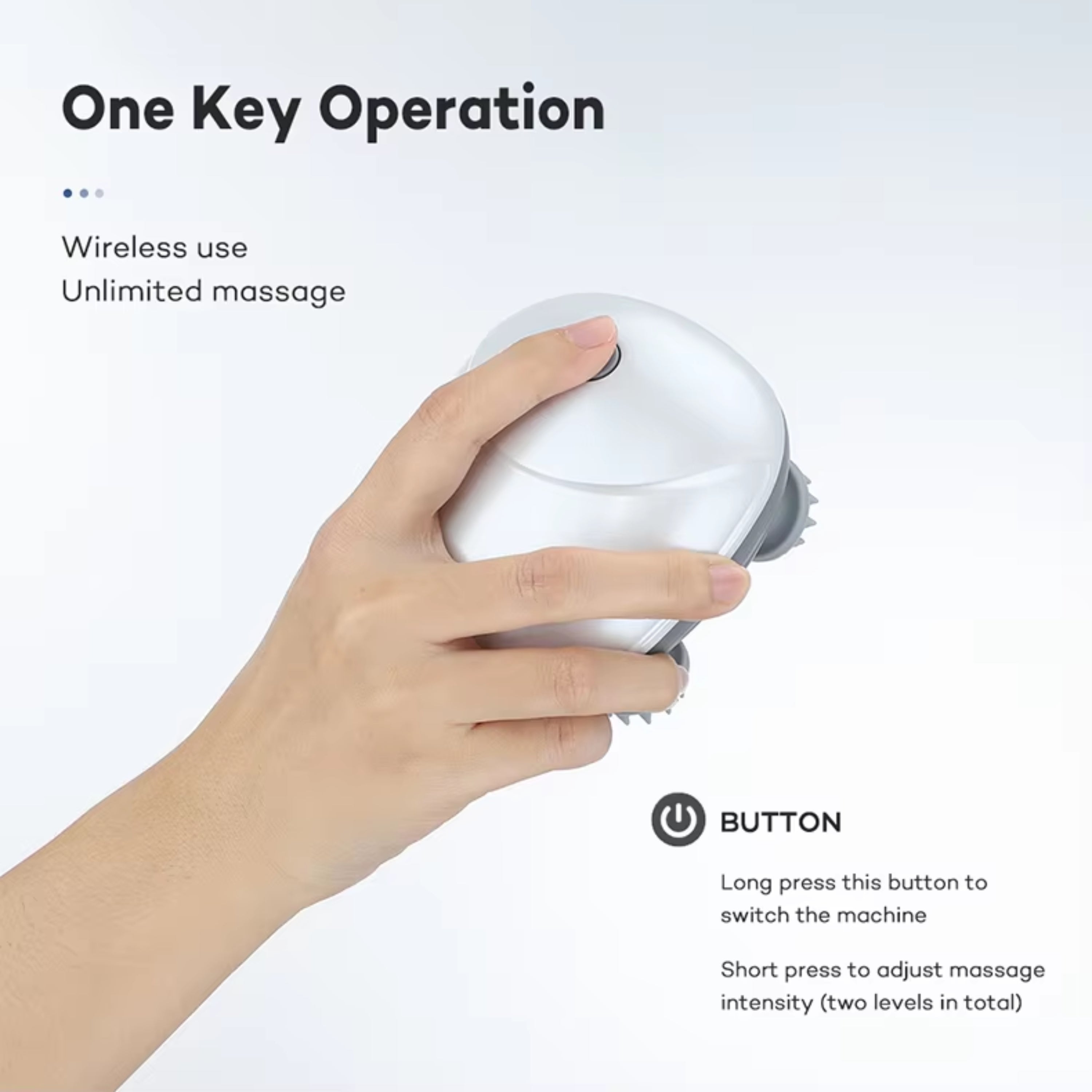 Smart Handheld Electric Scalp Massager | For Stress Relief
