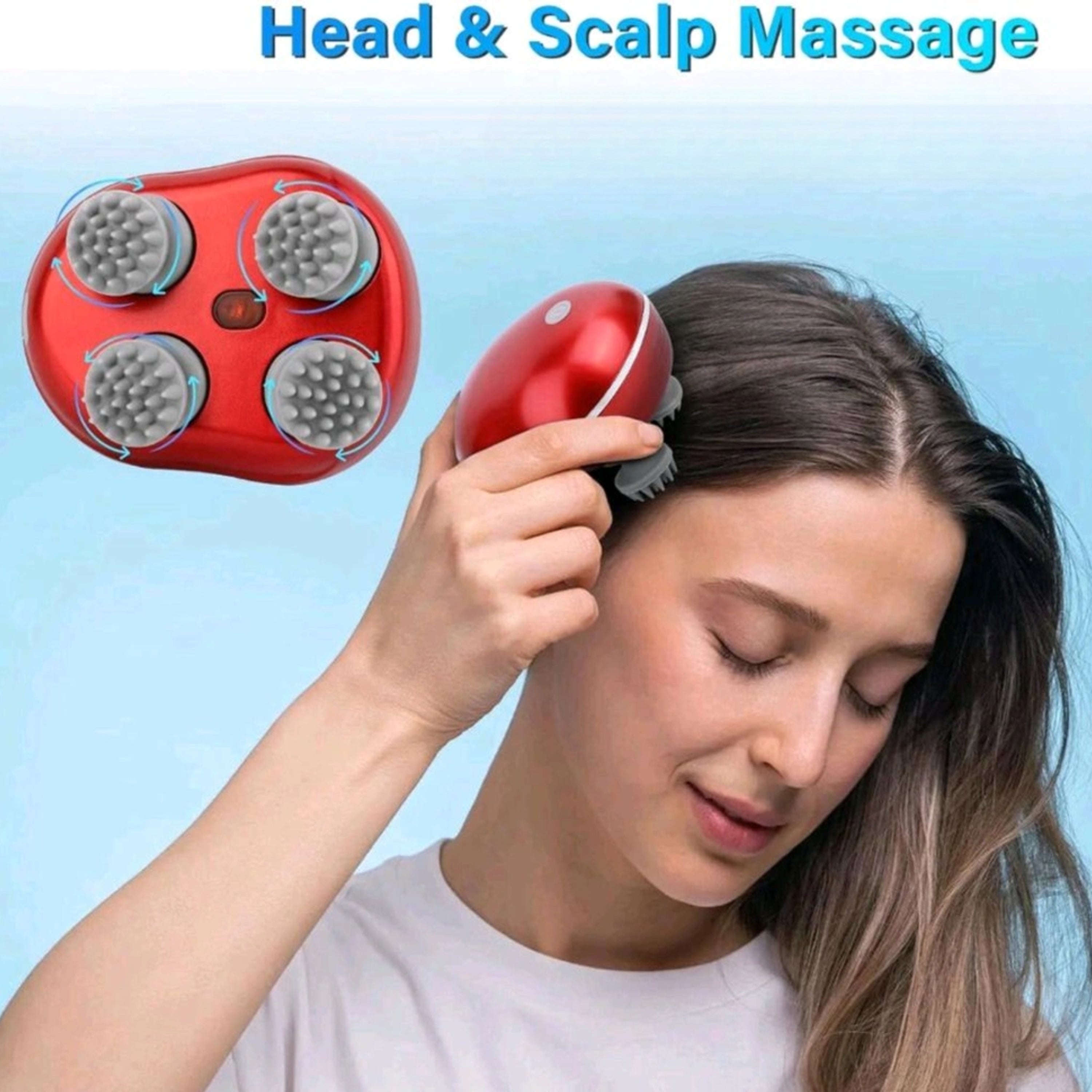 Smart Handheld Electric Scalp Massager | For Stress Relief