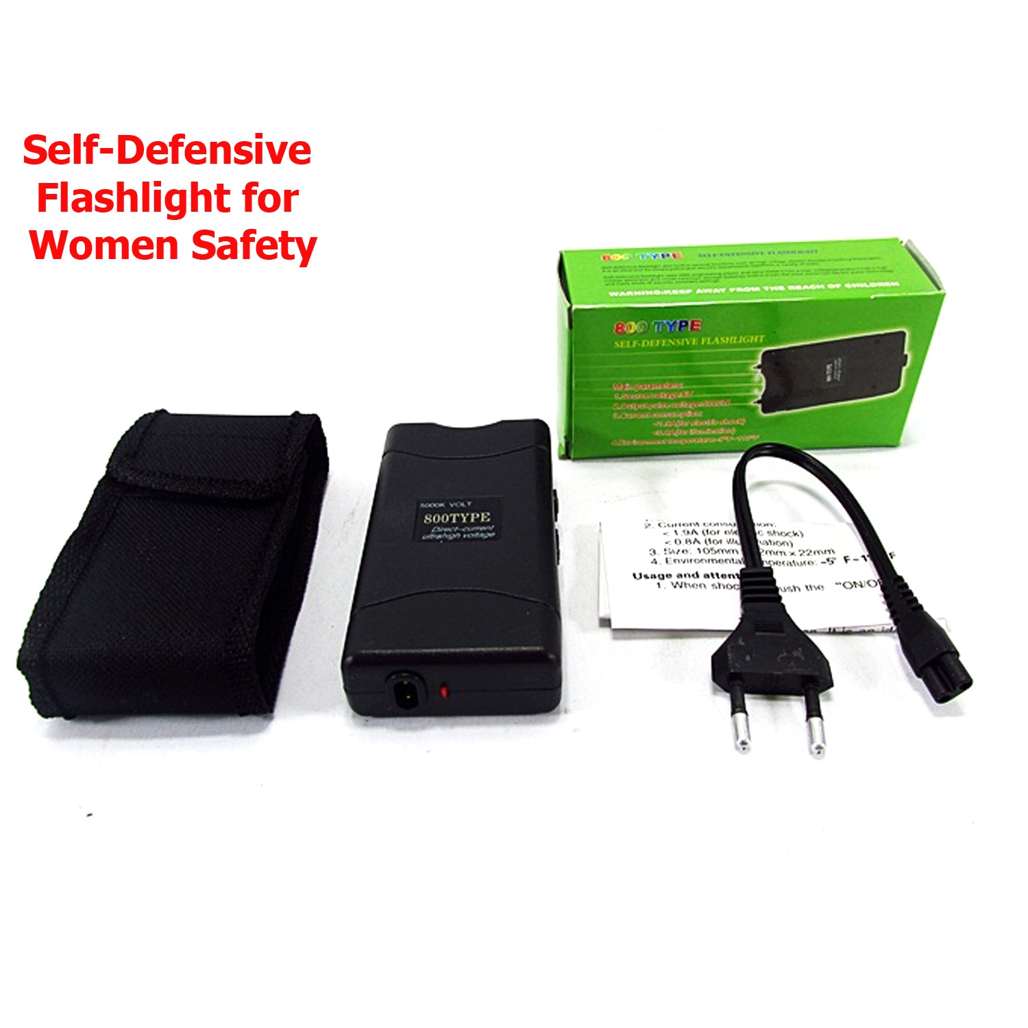Safety Stun Gun for Women | Super Voltage Self-Defense Light