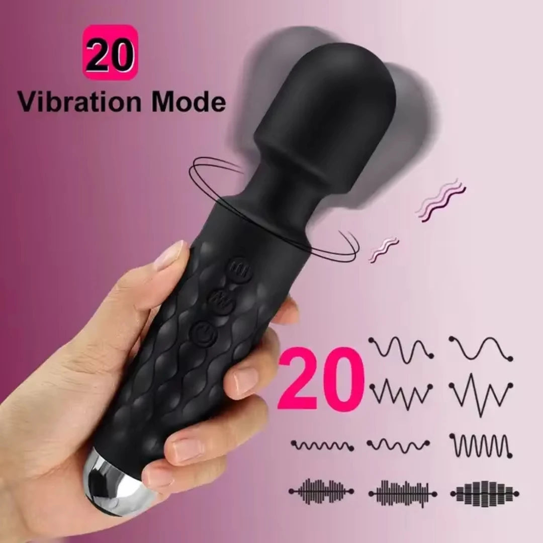 Women’s silicone massager with quiet 40 dB operation
