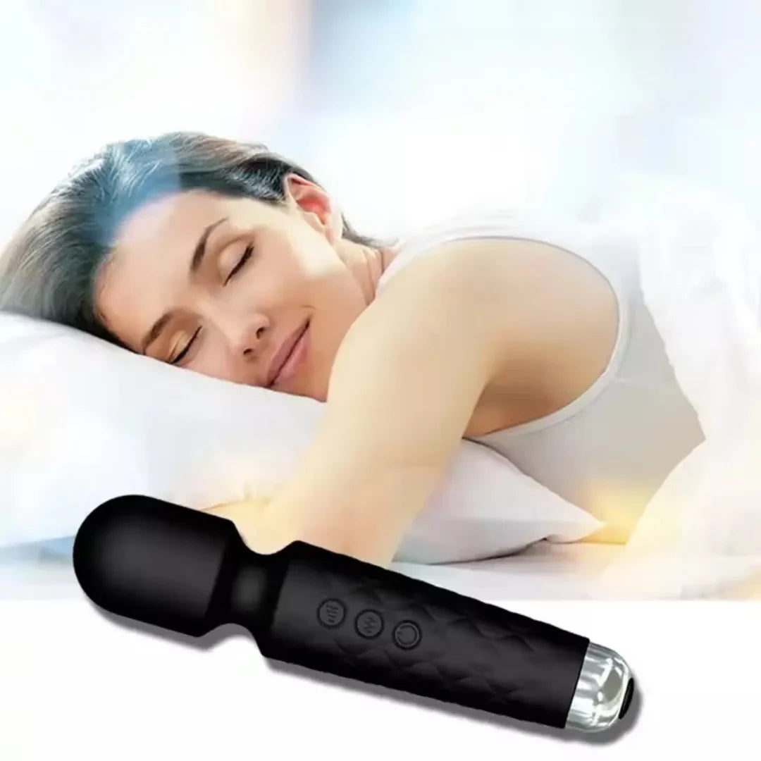 Women’s USB rechargeable silicone handheld massager