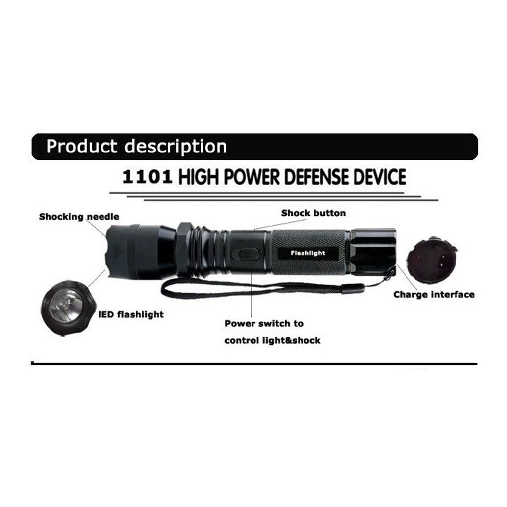 Safety Stun Gun for Women | Super Voltage Self-Defense Light