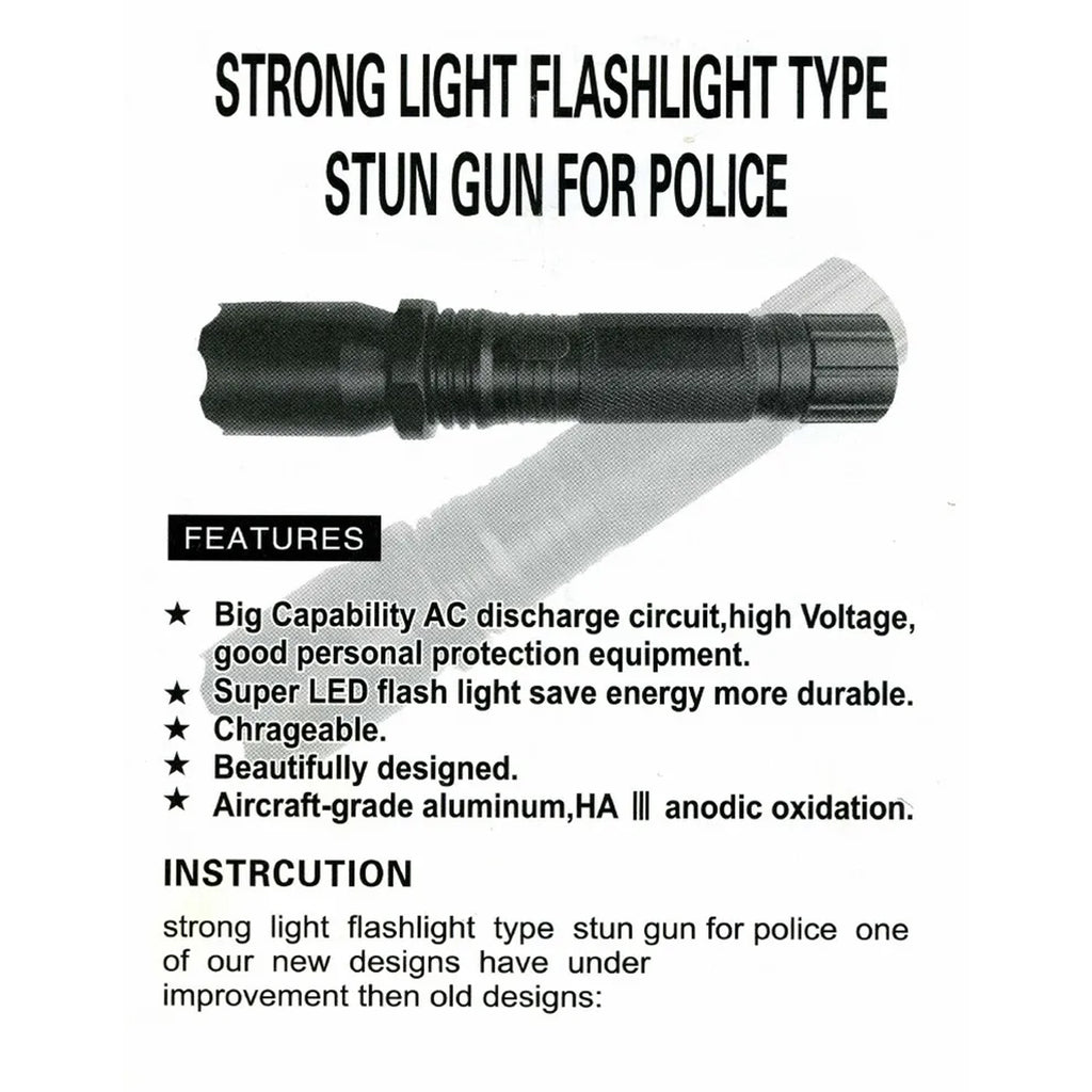 Safety Stun Gun for Women | Super Voltage Self-Defense Light