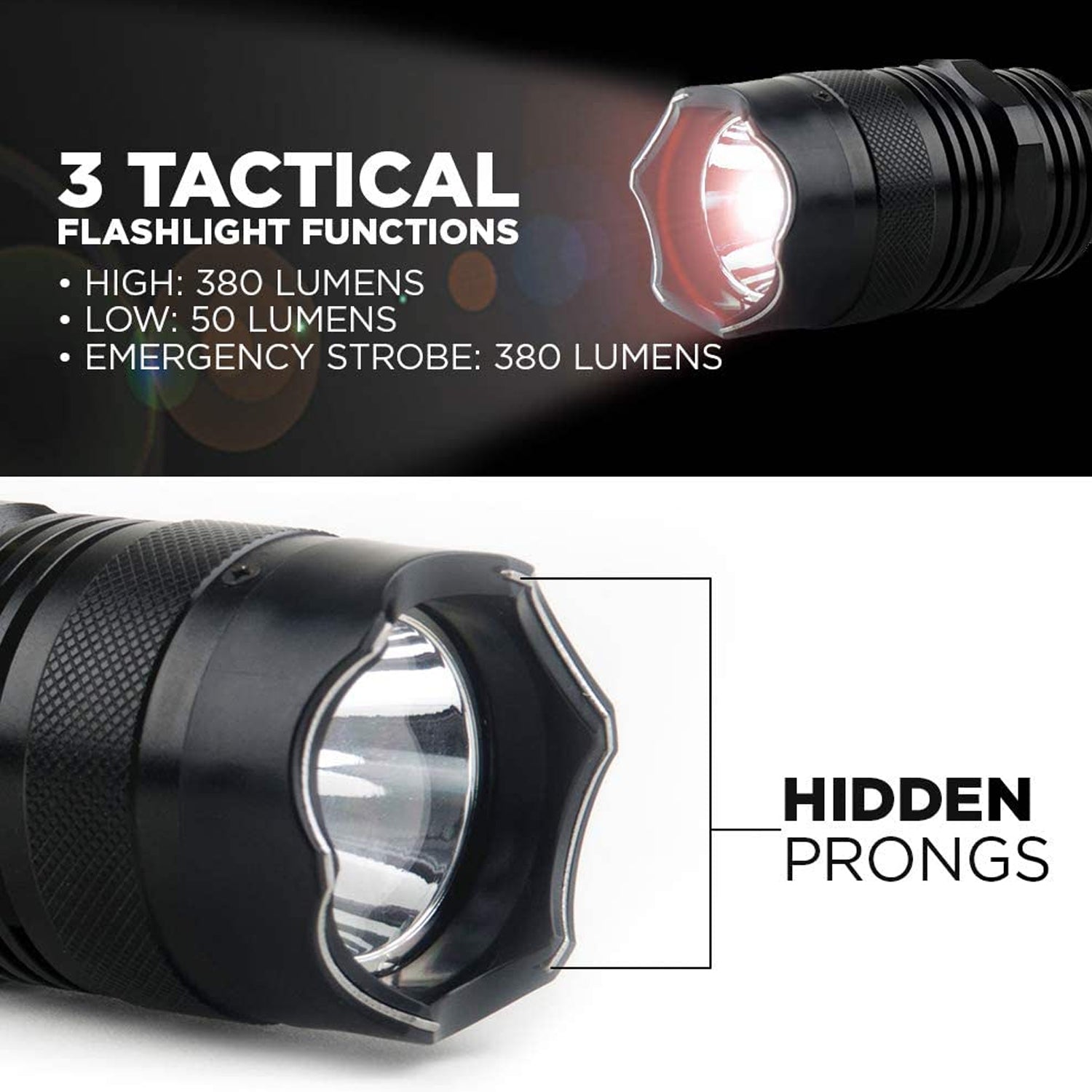 Safety Stun Gun for Women | Super Voltage Self-Defense Light
