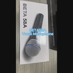 Professional Beta 58A Handheld Wired Microphone with Long Wire