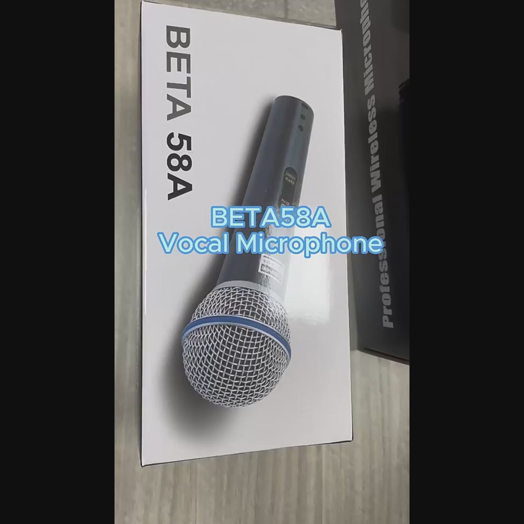 Professional Beta 58A Handheld Wired Microphone with Long Wire