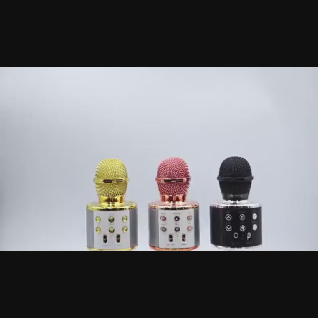 Bluetooth Wireless Karaoke Microphone | Portable Mic Speaker
