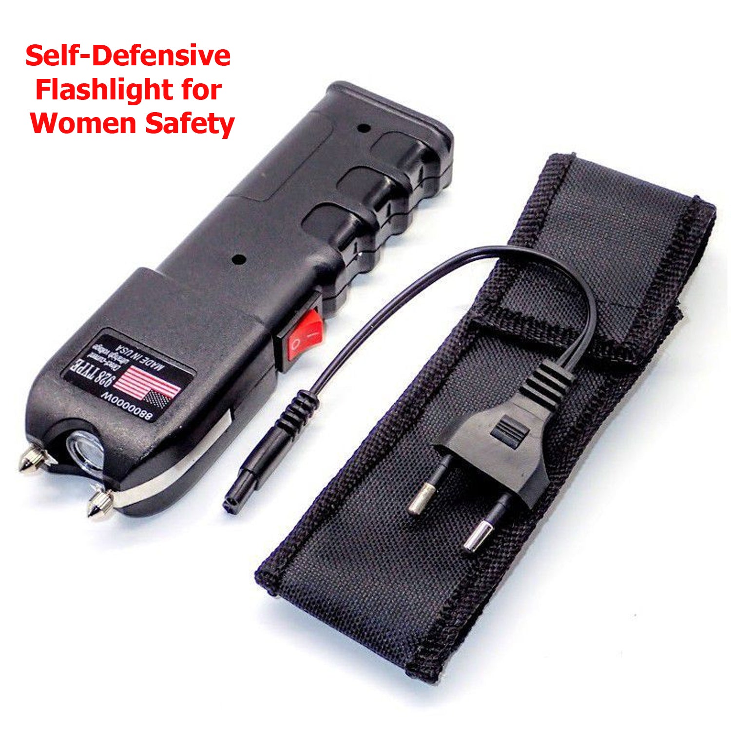 Safety Stun Gun for Women | Super Voltage Self-Defense Light